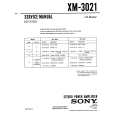 SONY XM-3021 Instrukcja Serwisowa