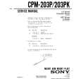 SONY CPM203P Instrukcja Serwisowa