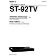 SONY ST92TV Instrukcja Obsługi