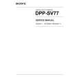SONY DPPSV77 VOLUME 1 Instrukcja Serwisowa