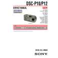SONY DSC-P12 LEVEL1 Instrukcja Serwisowa