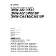 SONY DVW-510P Instrukcja Obsługi
