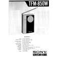 SONY TFM-850W Instrukcja Serwisowa