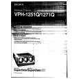 SONY VPH-1251Q Instrukcja Obsługi
