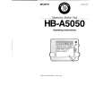 SONY HB-A5050 Instrukcja Obsługi