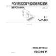 SONY PCVR522DS Instrukcja Serwisowa