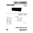 SONY CDX4150RDS Instrukcja Serwisowa