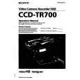 SONY CCD-TR700 Instrukcja Obsługi