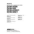 SONY DVW-500/1 Instrukcja Serwisowa