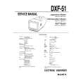 SONY DXF51 Instrukcja Serwisowa