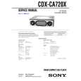 SONY CDXCA720X Instrukcja Serwisowa