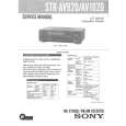 SONY STR-AV1020 Instrukcja Serwisowa