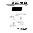 SONY XRS-300 Instrukcja Serwisowa