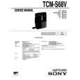 SONY TCM-S68V Instrukcja Serwisowa