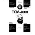 SONY TCM-4000 Instrukcja Obsługi