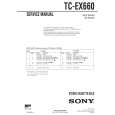 SONY TCEX660 Instrukcja Serwisowa