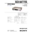 SONY SCDXA777ES Instrukcja Serwisowa