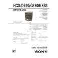 SONY HCDG3300 Instrukcja Obsługi