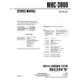 SONY MHC-3900 Instrukcja Serwisowa