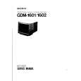 SONY GDM1601 Instrukcja Serwisowa