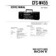 SONY CFS-W455 Instrukcja Serwisowa