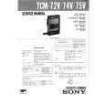 SONY TCM75V Instrukcja Serwisowa