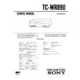 SONY TCWR890 Instrukcja Serwisowa