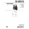 SONY SSMDX10 Instrukcja Serwisowa