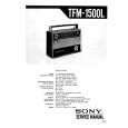 SONY TFM-1500L Instrukcja Serwisowa