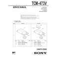 SONY TCM473V Instrukcja Serwisowa