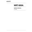 SONY WRT-800A Instrukcja Serwisowa