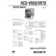 SONY HCDVR70 Instrukcja Serwisowa