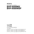 SONY BVP-9500WS Instrukcja Serwisowa