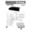 SONY STJX430L Instrukcja Serwisowa