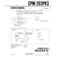 SONY CPM203PK3 Instrukcja Serwisowa