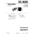 SONY VCL0630X Instrukcja Serwisowa