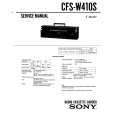 SONY CFSW410S Instrukcja Serwisowa
