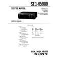 SONY SEQ-H5900 Instrukcja Serwisowa