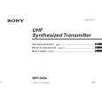 SONY WRT-805A Instrukcja Obsługi