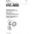 SONY HVL-M20 Instrukcja Obsługi