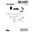SONY RM-X45RF Instrukcja Serwisowa