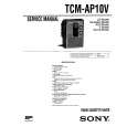 SONY TCMAP10V Instrukcja Serwisowa