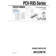 SONY PCVRX5 Instrukcja Serwisowa