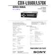 SONY CDXL550X Instrukcja Serwisowa