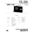 SONY FDL3500 Instrukcja Serwisowa