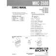 SONY MHC3500 Instrukcja Serwisowa