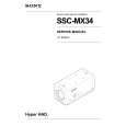 SONY SSCMX34 Instrukcja Obsługi