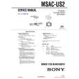 SONY MSACUS2 Instrukcja Serwisowa