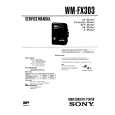 SONY WMFX303 Instrukcja Serwisowa
