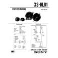 SONY XS-HL81 Instrukcja Serwisowa